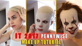 IT 2017  Pennywise Make Up Tutorial [upl. by Finn]