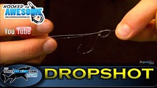 How to tie a DROP SHOT RIG Simple amp Easy TAFishing Show [upl. by Johen]