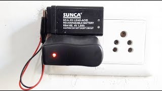 How to charge 4 volt battery How to make 4v battery charger [upl. by Martica]