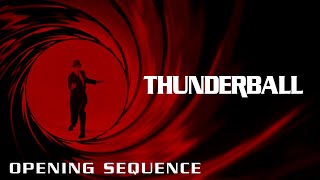 Thunderball 007  Gun Barrel Sequence Remake 4K [upl. by Holms680]