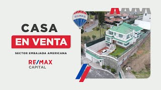 Casa en Venta sector embajada Americana  REMAX Capital [upl. by Sargent865]