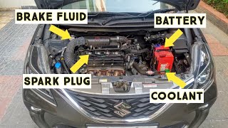 What Are The Parts Under The BONNETHOOD Of A Car Ft Baleno  Car Driving Part 4 [upl. by Basilio113]