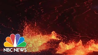 Hawaii’s Kilauea Volcano Erupts [upl. by Adnamal]