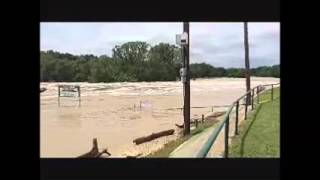 Paluxy RiverBig Rocks Flooding in Glen Rose TX [upl. by Eelta600]