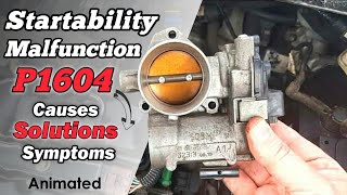 How To Fix Startability Malfunction P1604  Causes  symptoms and solutions  p1604 [upl. by Esaj]