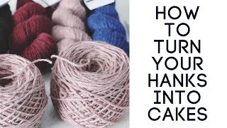 How to use a Yarn Swift and Ball Winder [upl. by Goulet]