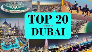 Dubai Tourism  Famous 20 Places to Visit in Dubai [upl. by Gnuhp]