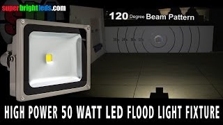 50 Watt LED Flood Light Fixture [upl. by Eboh]