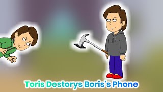 Toris Gets Grounded Toris Destroy Boriss Phone [upl. by Thorncombe265]