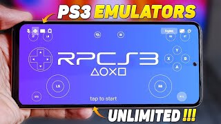 I Tried ALL PS3 EMULATORS From Playstore  PS3 Emulator For Android [upl. by Glendon]