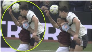 Penalty or Not Penalty Aston villa vs Man utd  First Half Maguire Mistakes [upl. by Mirabella]