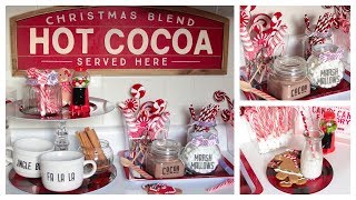 DOLLAR TREE HOT COCOA BAR DIY AND SETUP [upl. by Malo958]