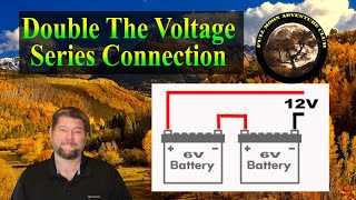 How To Connect two 6 Volt Batteries To Your RV  12 Volt Series Connection [upl. by Reinaldo]