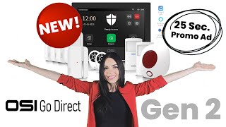 OSI Smart Home Alarm System Gen 2  Promo AD 25 SEC [upl. by Nilcaj529]