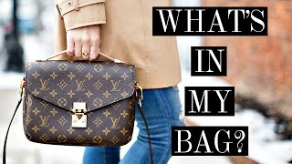 WHATS IN MY BAG  LOUIS VUITTON POCHETTE METIS  Shea Whitney [upl. by Minoru627]