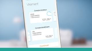 TUTO Le virement depuis un mobile [upl. by Alledi767]