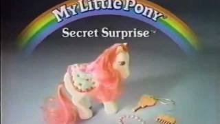 G1 My Little Pony  Secret Surprise Ponies commercial 1991 [upl. by Zakaria]