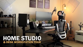 Music Studio Setup For Producers  DIY Home Studio Tour 2021 [upl. by Bertasi]