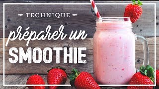 Recette smoothie pomme framboise [upl. by Walke]