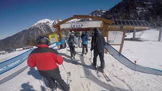 SKI de Piste CHAMROUSSE 2250 m 07 Mars 2024 Piste NOIRE COULOIR de CASSEROUSSE 1410 m [upl. by Algie]