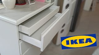 IKEA METOD How to install hidden drawers  tiroir double caché intérieur [upl. by Crandale]