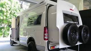 Toyota Hiace quotAutarky 4x4 quot Xcentrix Campervans [upl. by Ahc725]