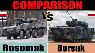 Borsuk vs Rosomak comparison [upl. by Adnical]