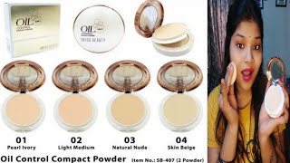 Swiss Beauty 2in1 Compact Powder Review Swiss Beauty Compact Powder trends by himangi [upl. by Pellet]