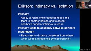 Erikson Intimacy vs Isolation [upl. by Notnyw761]