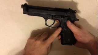 Beretta M9 92FS Review  Disassembly and Reassembly Tutorial [upl. by Tosch830]