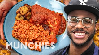 How To Make Nigerian Jollof Rice and Chicken Stew [upl. by Pappas]