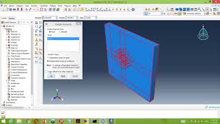 ABAQUS tutorial 3D crack Simulation [upl. by Louanna]