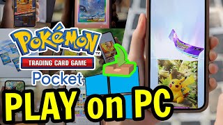 🎮 How to PLAY  Pokemon TCG Pocket  on PC ▶ DOWNLOAD and INSTALL [upl. by Yraek]