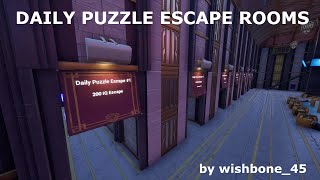 DAILY PUZZLE ESCAPE ROOMS  Created by wishbone45 [upl. by Eitsirc218]