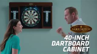 Barrington 40 Inch Dartboard Cabinet With LED Light [upl. by Eusebio]