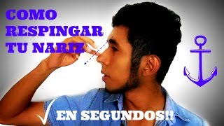 COMO HACER UN RESPINGADOR PARA NARIZ DIY EDDY EDDY [upl. by Sakhuja831]