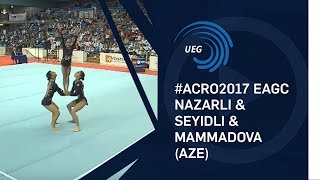 Womens group Azerbaijan  2017 final [upl. by Llenehs]