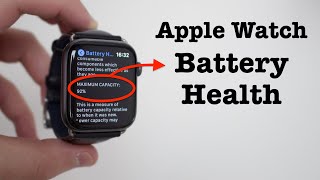 How To Check Apple Watch Battery Health [upl. by Starkey]