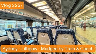 Sydney Trains Vlog 2257 Sydney  Lithgow  Mudgee by Train amp Coach [upl. by Chally842]