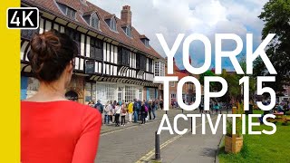 York UK 2024  BEST 15 things to do on a York day trip [upl. by Atniuq794]