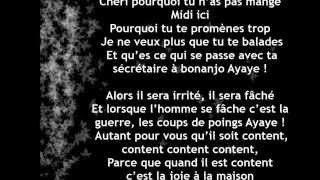 Longue Longue  Quand lHomme est Content Paroles  Lyrics [upl. by Loferski150]