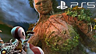 God of War PS5 GAIA TITAN Boss Fight Kratos Kills Gaia Mother of Titans PS5 Remaster 4K Ultra HD [upl. by Arevle760]