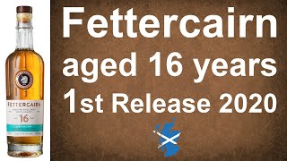 Fettercairn 1st Release 2020 aged 16 years Single Malt Scotch Whisky review from WhiskyJason [upl. by Portie]