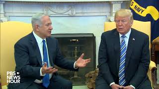 WATCH President Trump meets Israeli Prime Minister Netanyahu at White House [upl. by Luanni]