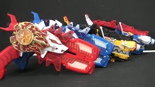 미니특공대 트랜스웨폰 파워레인저 다이노포스 가브리볼버 장난감 Miniforce Power Rangers Dino Charge Transformation Gun Toys [upl. by Lenzi434]