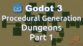 Procedural Generation in Godot Dungeon Generation part 1 [upl. by Alesram235]