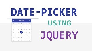 Datepicker Using Jquery Bootstrap [upl. by Rabbi]