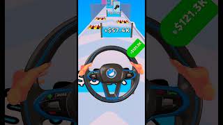 Steering wheel🤣 Run  best funny😝 gameplay🤣 shortsyoutubeshorts gaming hypercasualgames shorts [upl. by West]