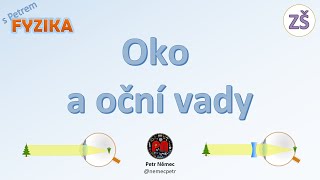 Oko a oční vady  Fyzika 7 ZŠ [upl. by Avert]