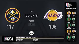 Nuggets  Lakers Game 3 Conference Finals Live Scoreboard  NBAPlayoffs Presented by Google Pixel [upl. by Affra]